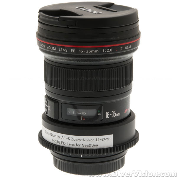 Howshot Zoom Gear for Nikon AF-S Zoom-Nikkor 14-24mm f/2.8G ED lens on Sea&Sea Housings Howshot Zoom Gear for Nikon AF-S Zoom-Nikkor 14-24mm f/2.8G ED lens on Sea&Sea Housings